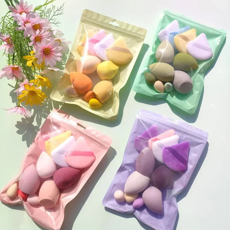 7/11PC Makeup Sponge Blender Soft Cosmetic Puff Foundation Sponges Powder Puff Beauty Egg Women Make Up Accessories Beauty Tools